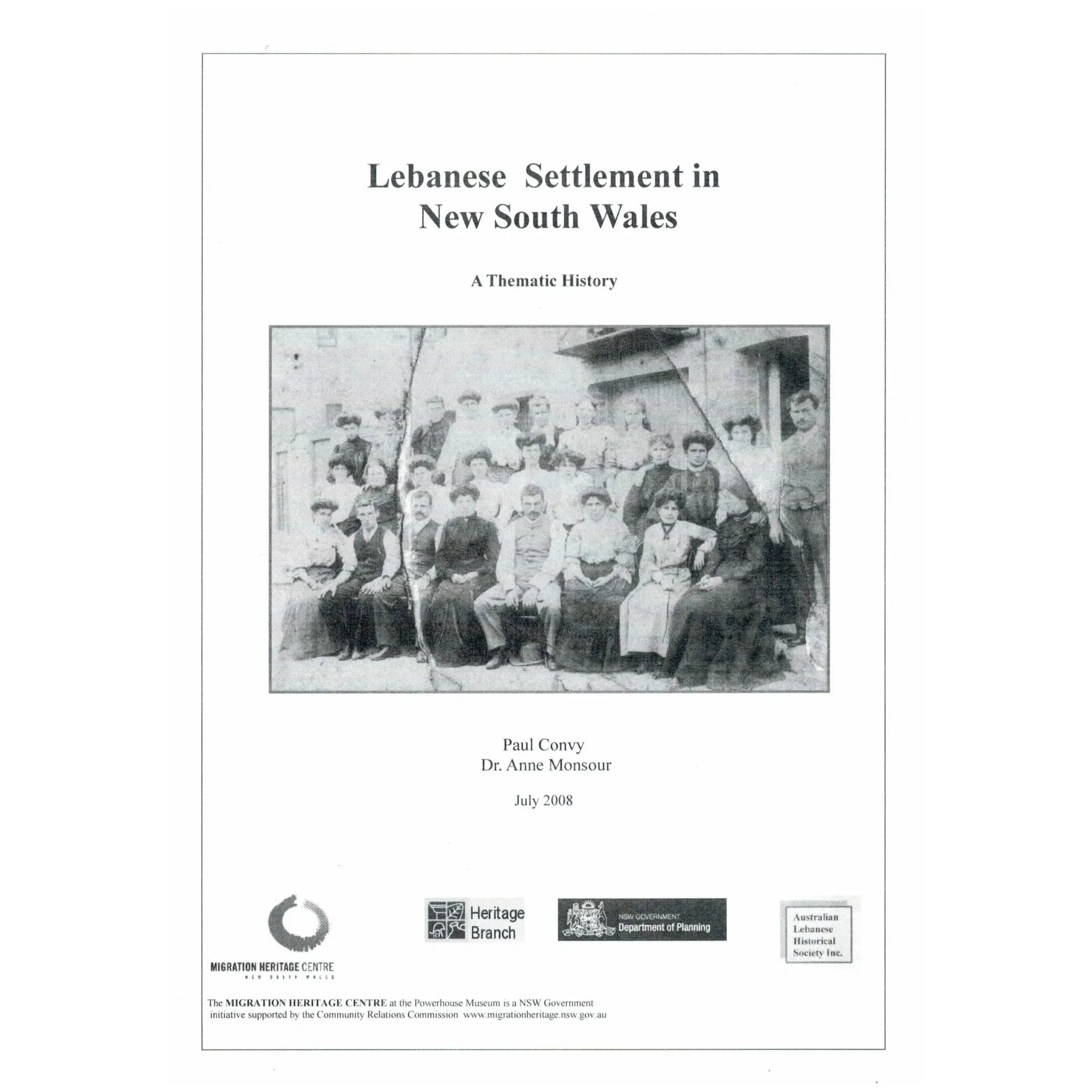 [download] lebanese settlement in new south wales: a thematic history