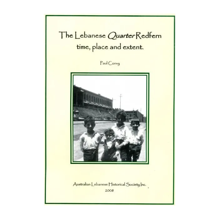 the lebanese quarter redfern: time, place and extent