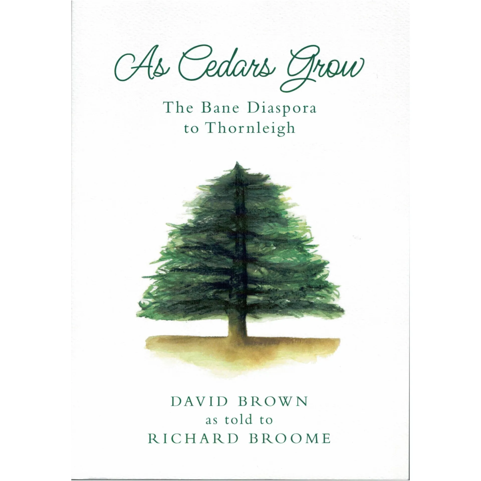 as cedars grow: the bane diaspora to thornleigh